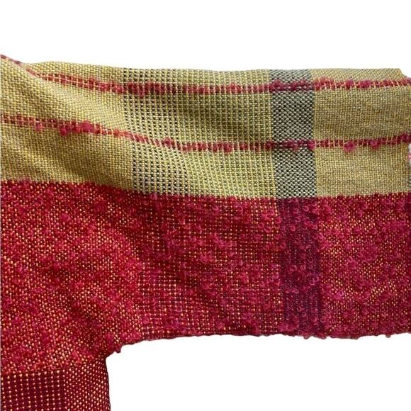 Artisan Crafted Hand Made Woven Sweater, Boho, Artsy, Wool, Edgy, Unique S - Picture 10 of 11